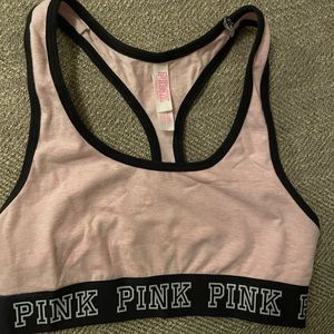 Pink Sports Bra